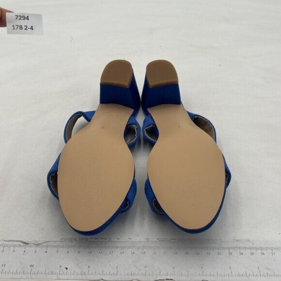 Women Casual Open Toe Sandals Chunky Low Heel Slip On Mule Comfy Summer Slide - Picture 6 of 7